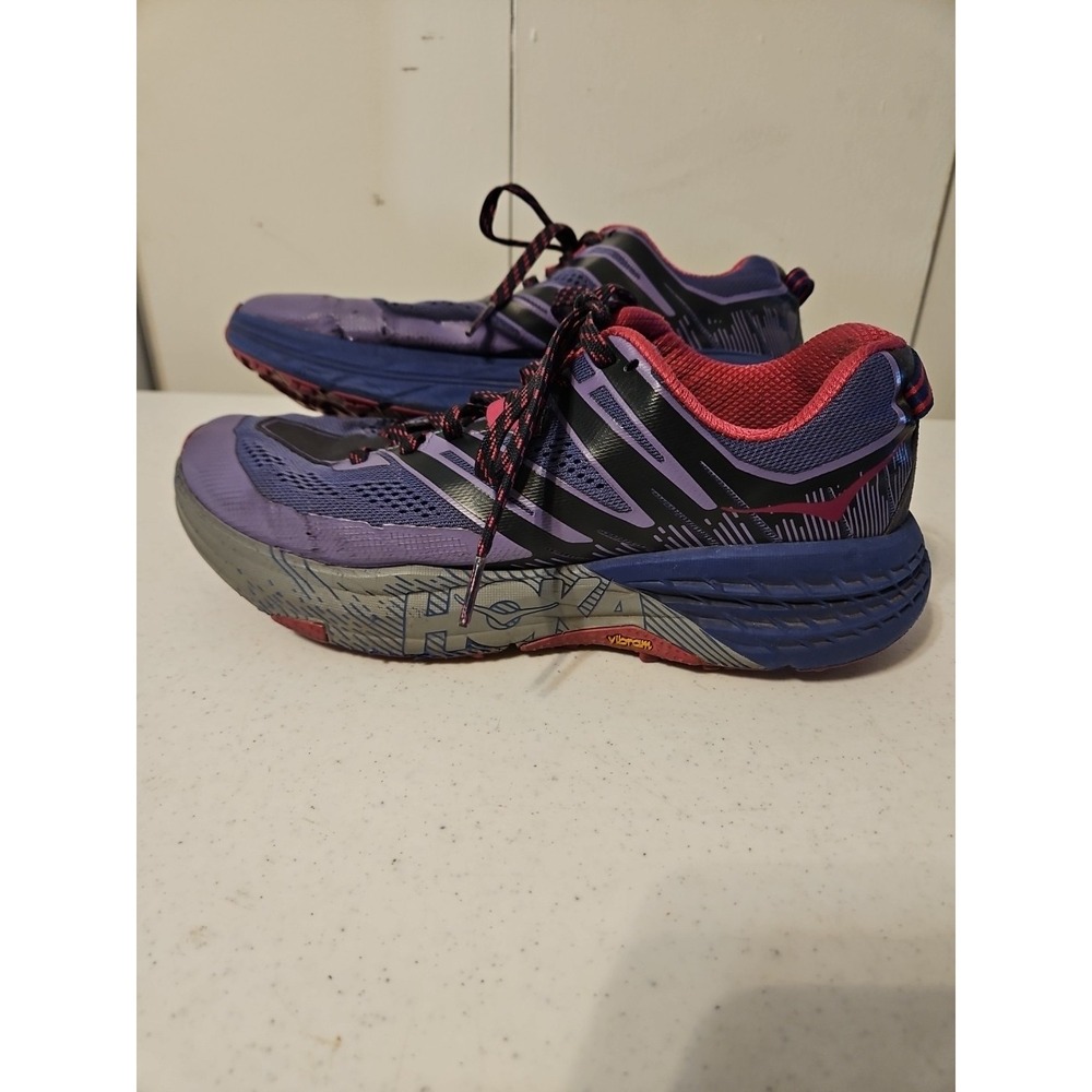 HOKA ONE ONE Sneaker Womens 9 Speedgoat 3 Purple/pink Running Shoes (S126